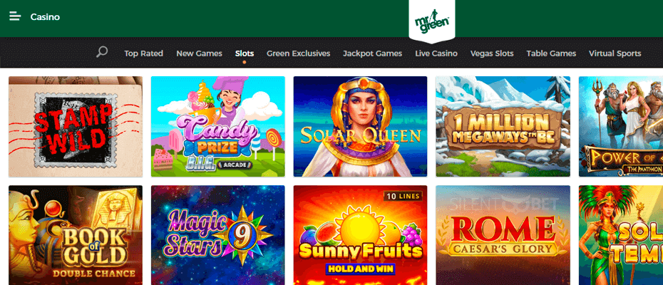 Mr Green casino games