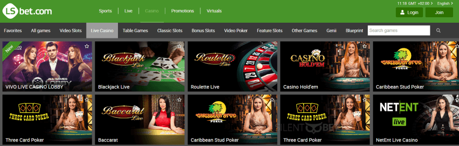 LSbet Casino Live Games