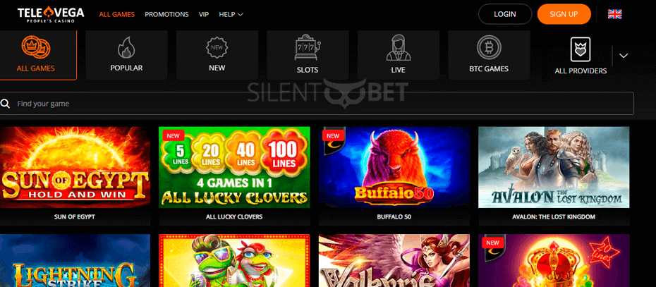 Televega casino promo code 2020