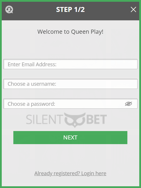 QueenPlay Registration