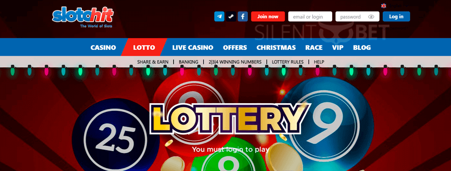 SlotoHit casino lotto