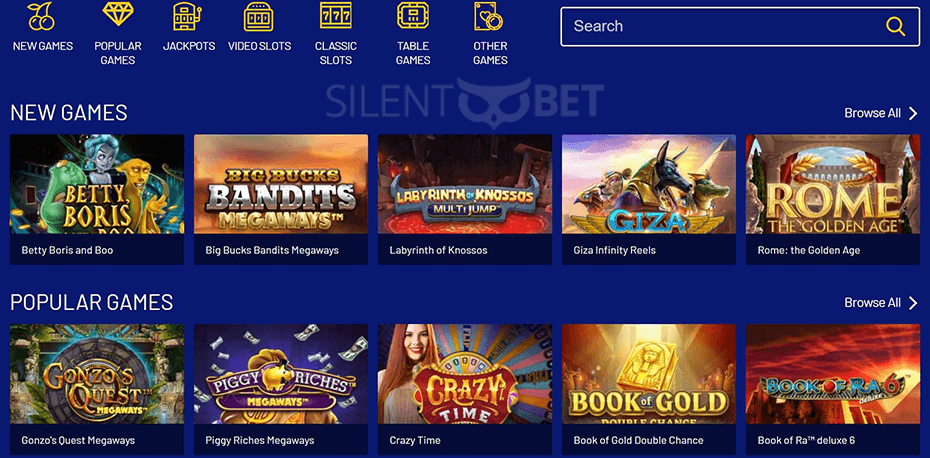 SpaceCasino Casino Games