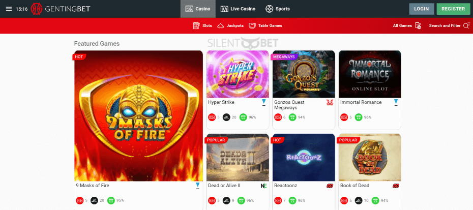 GentingBet Casino Games