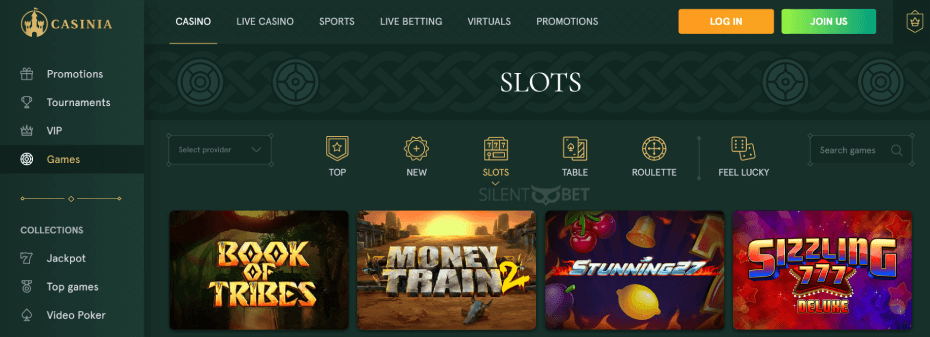 Casinia Casino Review - Slots, Live Games, Pros & Cons + Rating (2022)