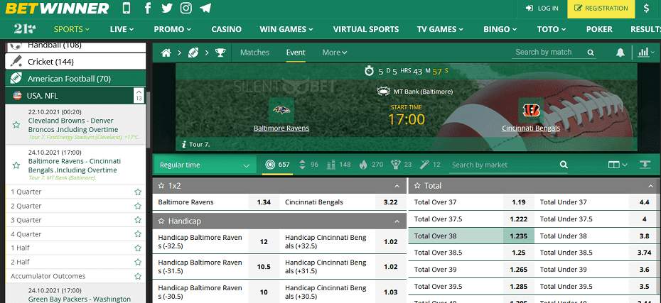 american football betting app