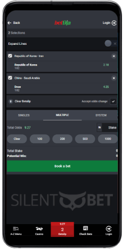 bet9ja book a bet on mobile