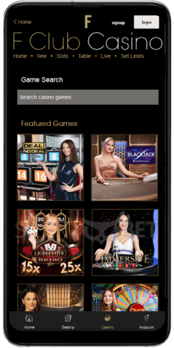 Fitzdares mobile live casino Android