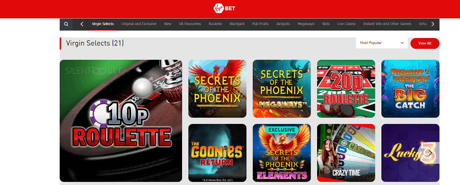 VirginBet casino online